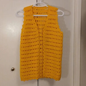 Vintage Handmade Crochet Vest